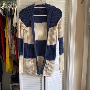 Cute long cardigan- super cozy and stylish for day or evenings.